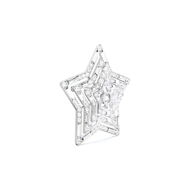 Swarovski Stella Brooches Unisex Silver-2