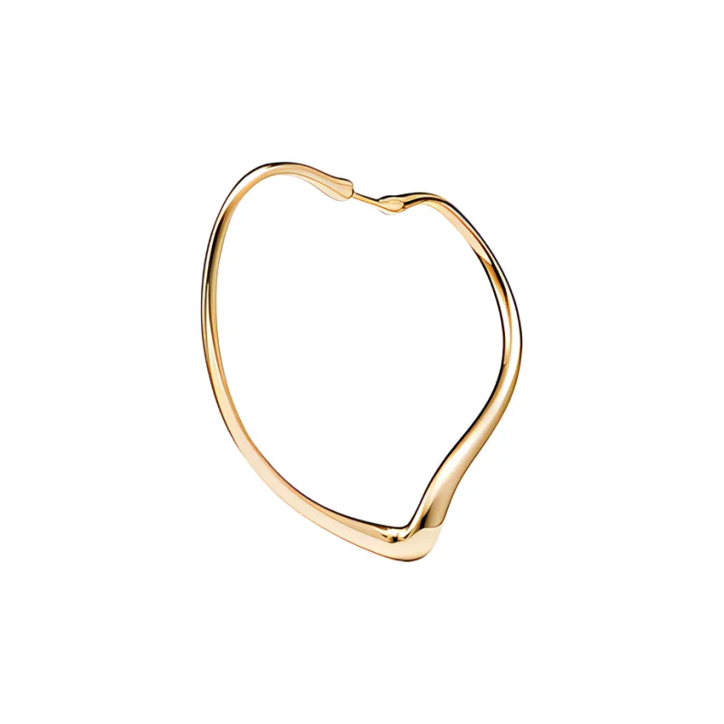 TIFFANY & CO. Elsa Peretti Collection Karat Gold Earrings Unisex Gold-1