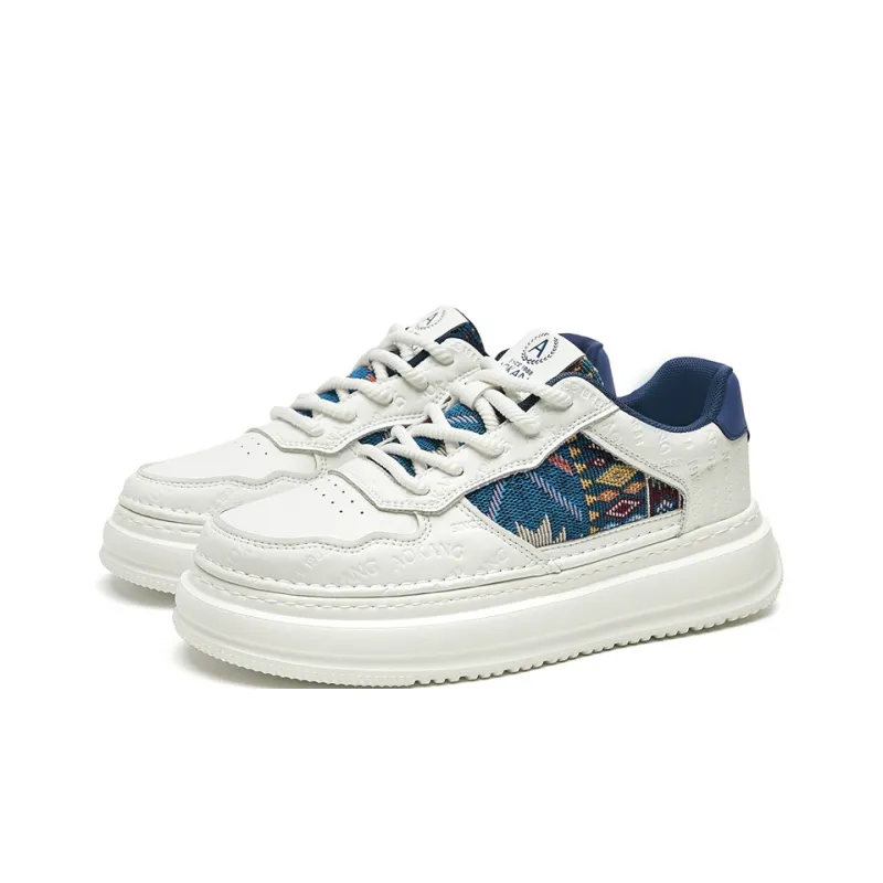 AOKANG Air Force One Series Cushioning Slip Resistant Low Top Skateboard Shoes Men's-2