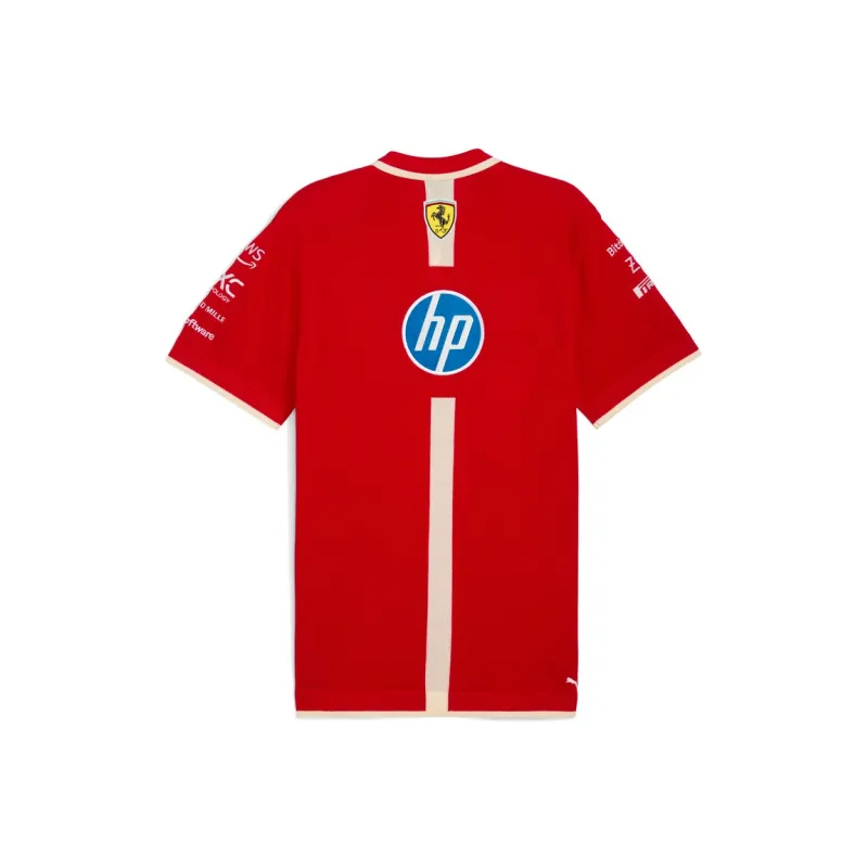 PUMA Scuderia Ferrari Racing Collection Polo Shirt Men's Red-1