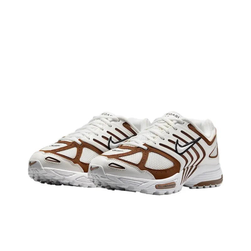 Nike Air Pegasus 2005 Low Top Running Shoes Women's White Brown-2
