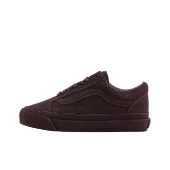 Vans LX OLD SKOOL Anti Slip Wear Resistant Low Top Skateboard Shoes Unisex Dark Brown