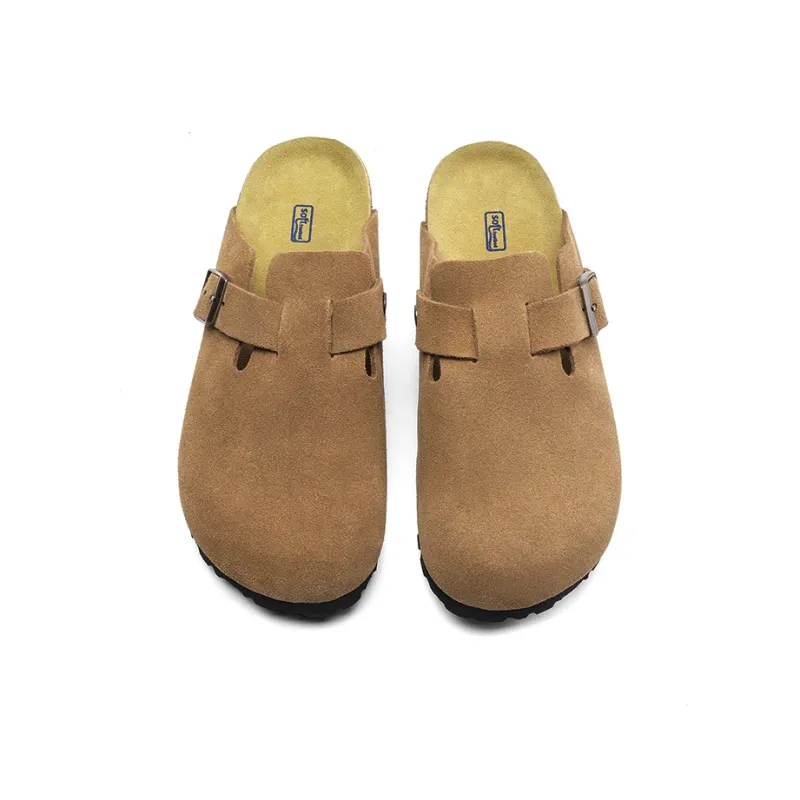 BENZI Stitching Quiet Abrasion Resistant Slip Resistant Wrap toe Slippers Unisex-7