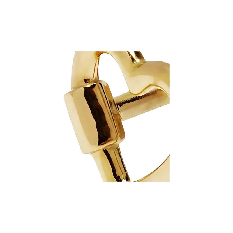Marla Aaron 18kt Yellow Gold Heart Lockette Single Earring-1