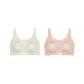 2 Pack (Cream White+Ice Peach Pink)