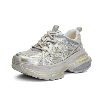 VAEL Galaxy Trajectory Slip Resistant, Breathable, Height Increasing Low Top Chunky Sneakers Women's