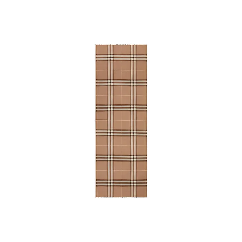 Burberry Knit Scarves Unisex Brown-1