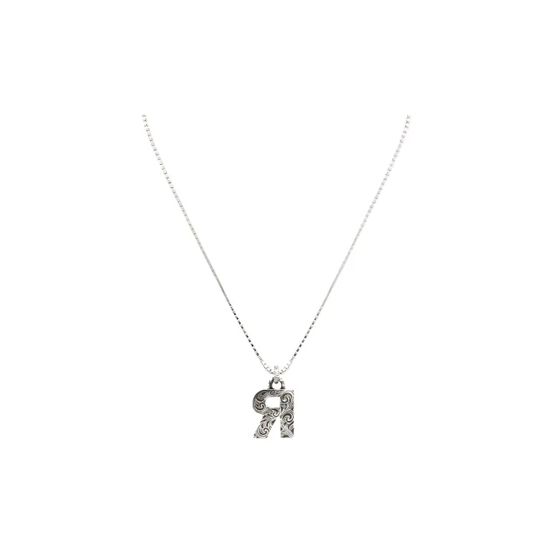 GUCCI 925 Sterling Silver Necklaces Unisex Silver-1