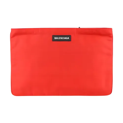 Balenciaga Nylon Clutch Women's Red
