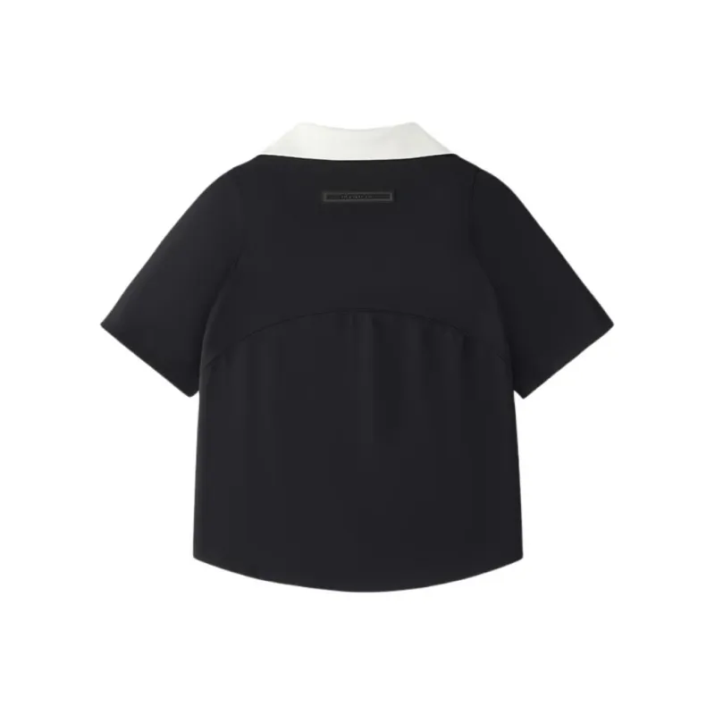 FILA FUSION FUSIONEERFUSION LIFE Polo Shirt Women's Jet Black BK-1