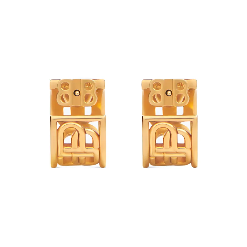 Balenciaga Earrings Women's Gold-1