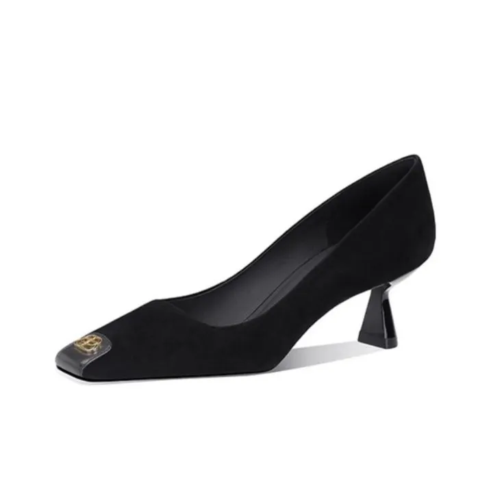 JESSICA SOPHIA Flared Heel High Heels 5cm Women's-2