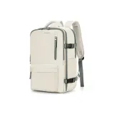 Beige White Green Tubas[Includes Wet-Dry Separation Pocket+Independent Shoe Compartment]