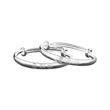 Silver Place 999 Fine Silver Bangles Kids'