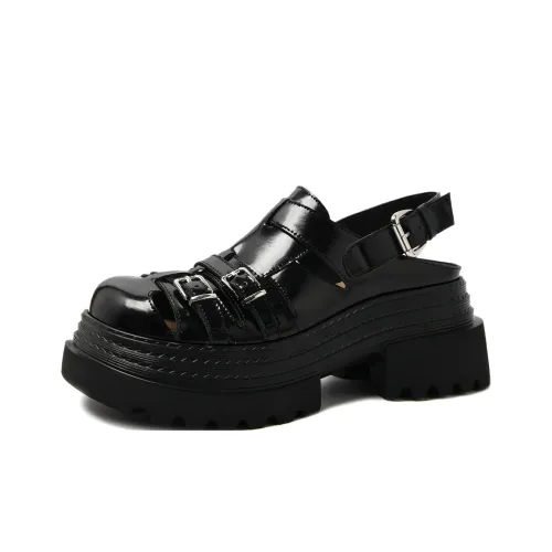 CAMEIDO Roman Sandals Women's Black