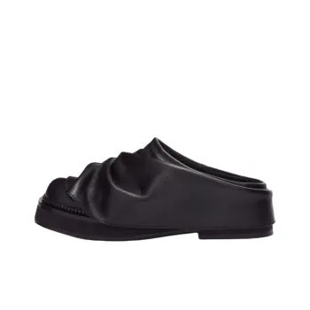 The Attico Quiet Closed Toe Slippers Women's Black
