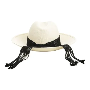 Borsalino Straw Hats & Caps Women's White