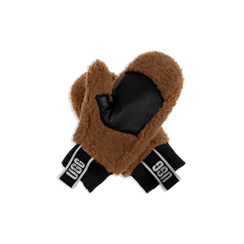 UGG Logo tape Mittens-2