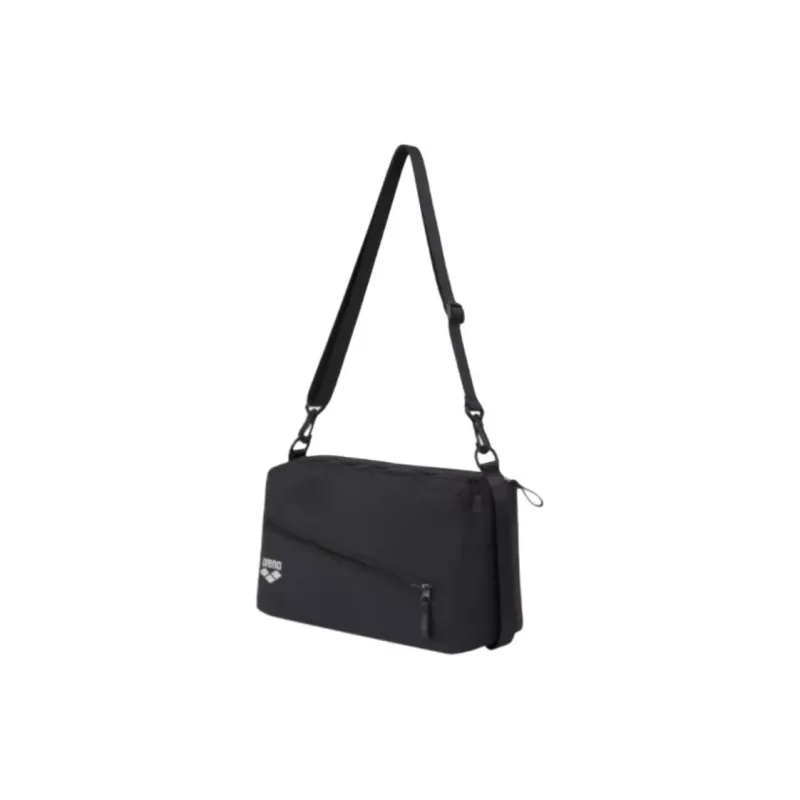 Arena Waterproof Fabric Crossbody Bag, Shoulder Bag Unisex Black-2