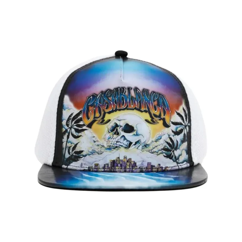 CASABLANCA Logo print Cap-0