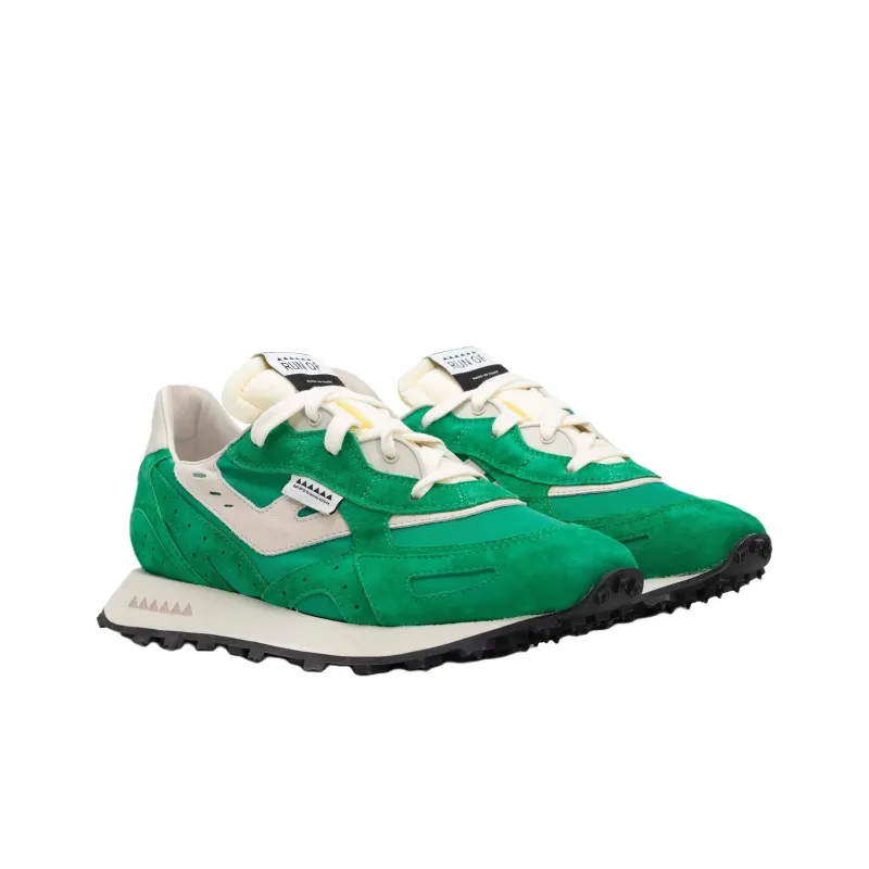 RUN OF Herb Low Top Casual Shoes Men's Green-2