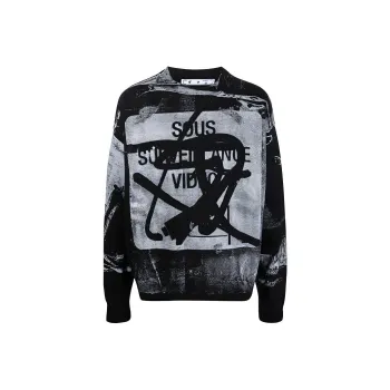 OFF WHITE Co branded Collection Sweatshirts Men Black