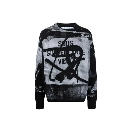OFF WHITE Co branded Collection Sweatshirts Men Black