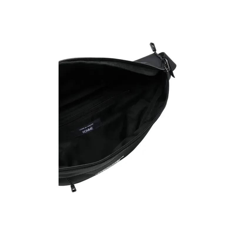 COMME Des GARCONS HOMME PLUS Polyester Fanny Pack Men's Black-4