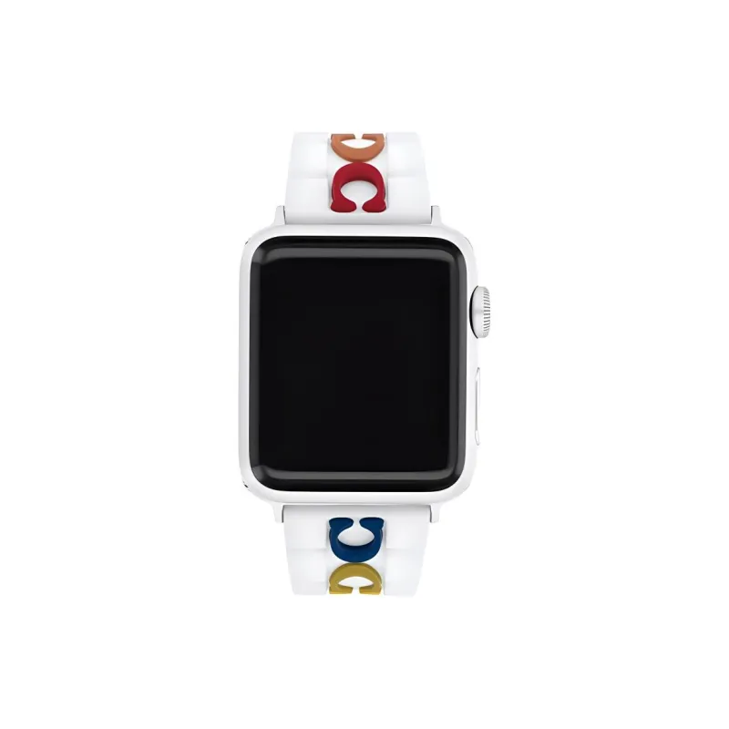 COACH Watch Band All Compatibility Rubber Material-3