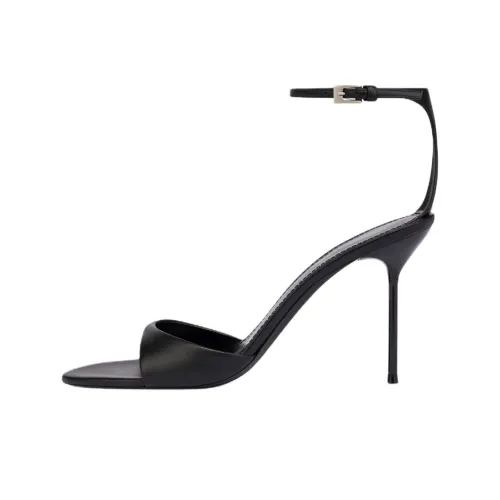 Paris Texas Lidia One Strap Sandals 9cm Women's Black