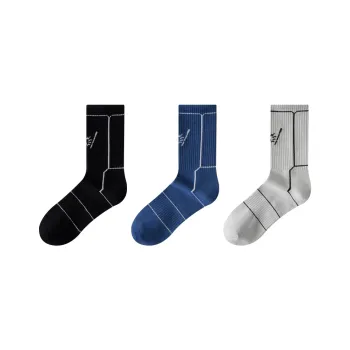 Cotton Gene Mid Calf Socks Men's Combo Set