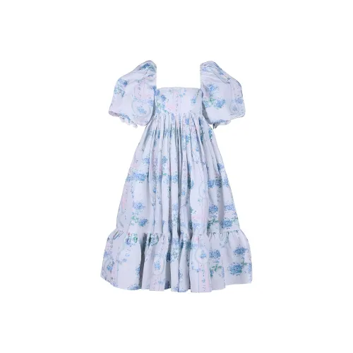 Selkie Short-Sleeved Dresses Women's Blue