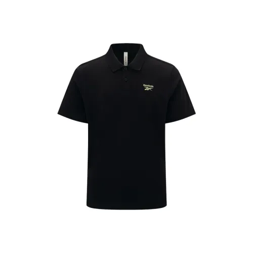 Reebok Polo Shirts Unisex Black