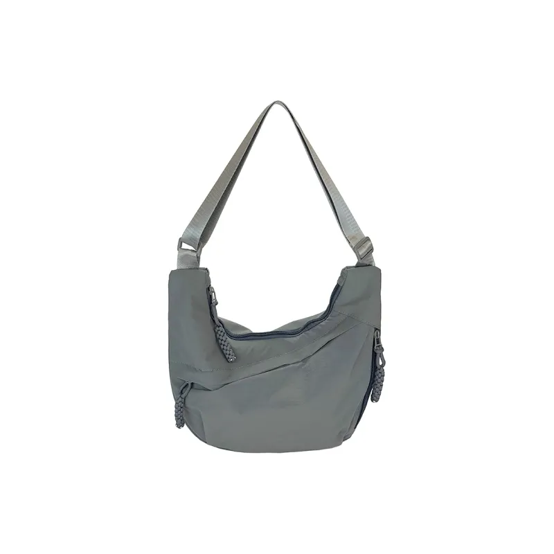 GOBLIN SHARKS 1759 Canvas Bag, Shoulder Bag, Crossbody Bag Regular Unisex Black/Ecru/Orange/Gray-18