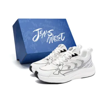 JEANSWEST Cushioning Slip Resistant Breathable Lightweight Rebound Low Top Running Shoes Unisex
