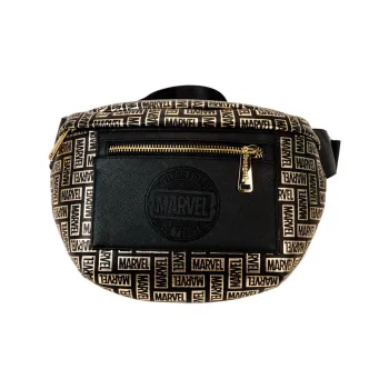 Loungefly Faux Leather Crossbody Bag, Fanny Pack Men's Gold Print