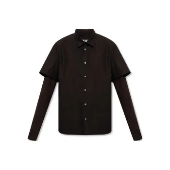 DIESEL S-Marley-A Layer-Sleeved Buttoned Shirt
