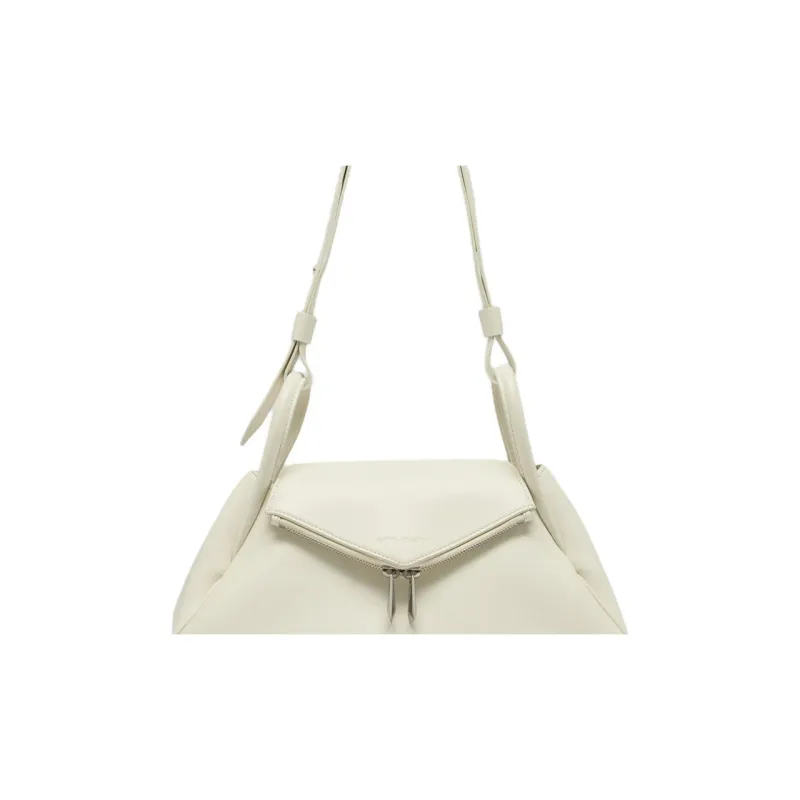 AMINA MUADDI Lambskin Handbag, Shoulder Bag Women's Almond-3
