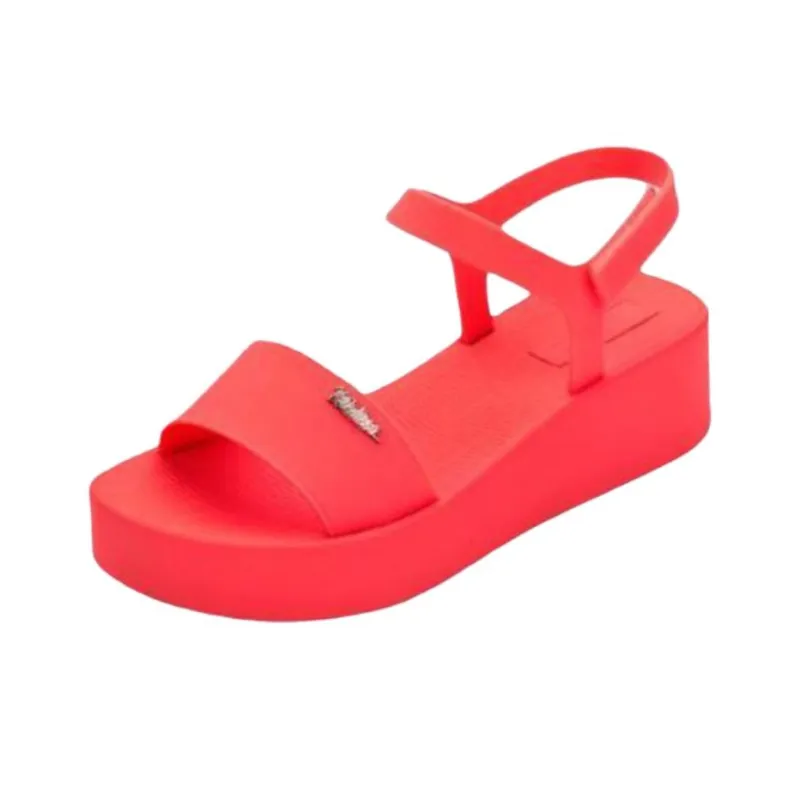 MELISSA Sun Laguna Platform Strap Sandals Women's Orange-2