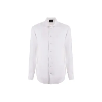 EMPORIO ARMANI Guru Collar Chambray Shirt