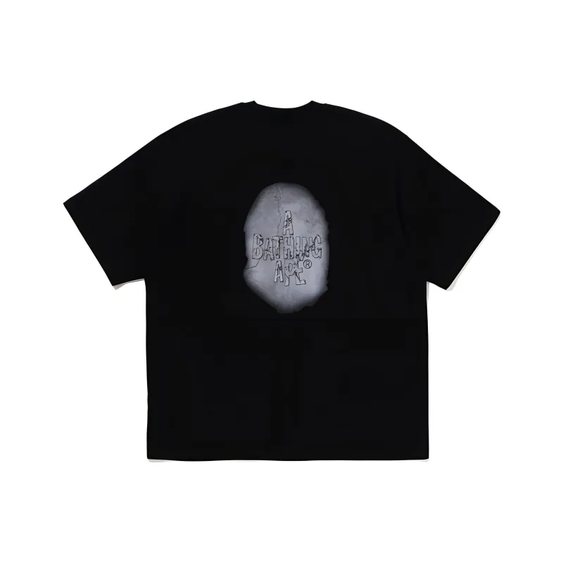 A BATHING APE Multi Logo Big Ape Head Relaxed Fit Tee-4