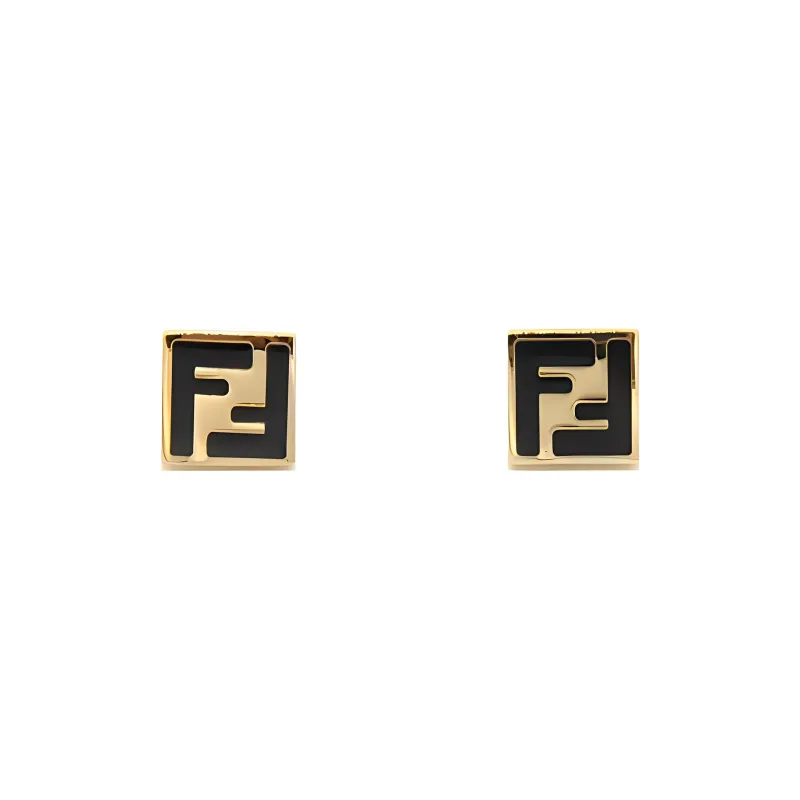 FENDI Forever Logo Earrings-4