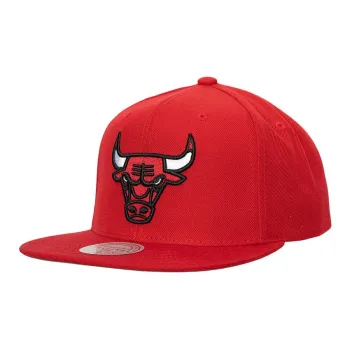 Mitchell & Ness Acrylic Baseball Caps Unisex Red