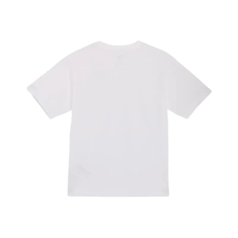 PUMA ESS Drop Shoulder Sleeve T Shirt Women's White-1