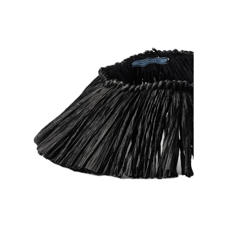 PRADA Viscose Sun Protection Hats Women's Black-1