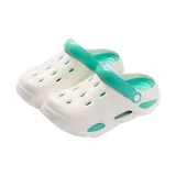 White Green-Clog Slippers[Women's]