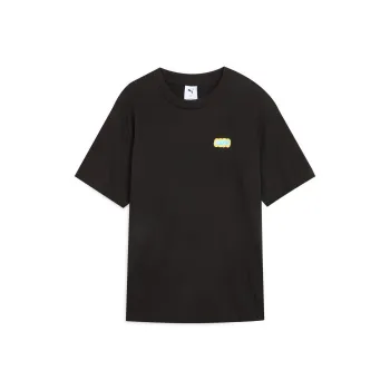 PUMA Graphic PT LOGO T Shirt Men's Black 01