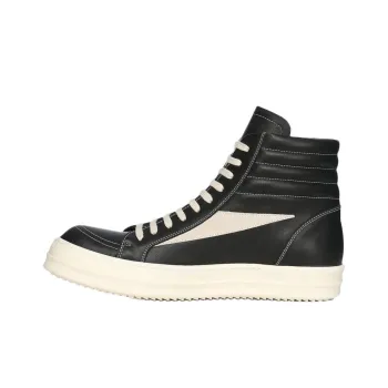 RICK OWENS/RO Hollywood High Top Skateboard Shoes Men's Black