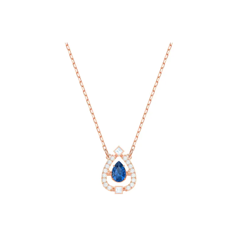 Swarovski Rose Gold Plated Necklaces Women's-2