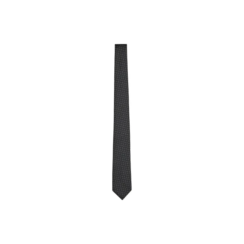GIORGIO ARMANI Patterned-jacquard Tie-0